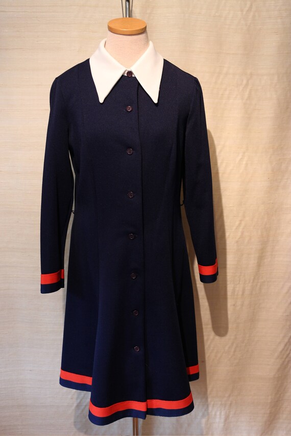 Robe Vintage Noire Puritan Forever Young - Doublure Rouge - Taille S (4 Ou 6) - Occasion Excellente