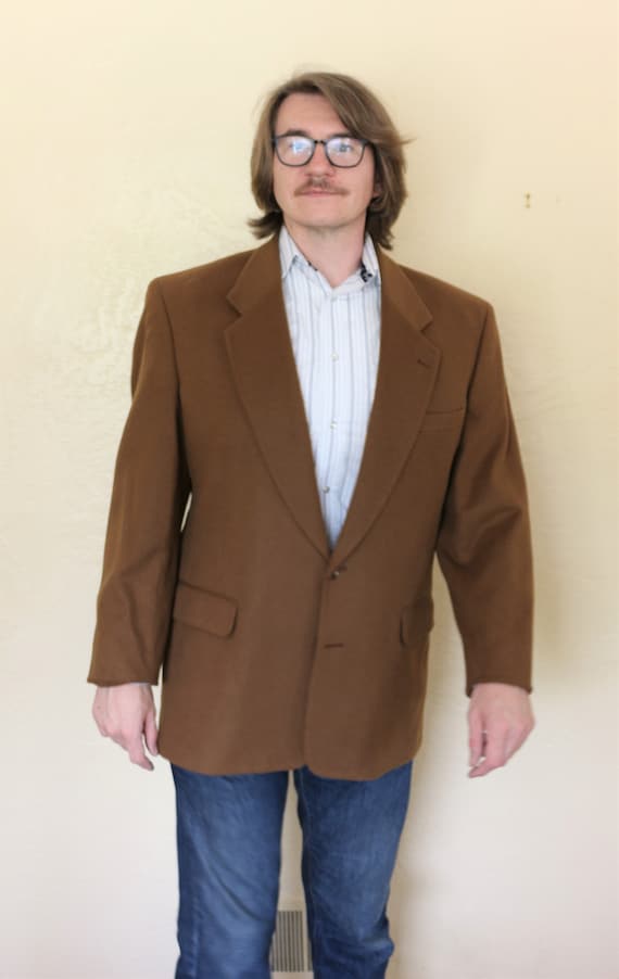 Vintage Fioravanti Studio 100%  Brown Cashmere Men