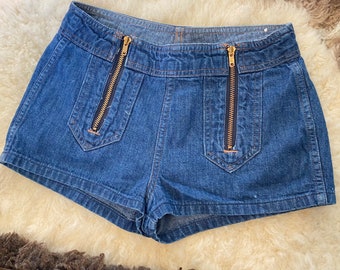 denim hot pants mens