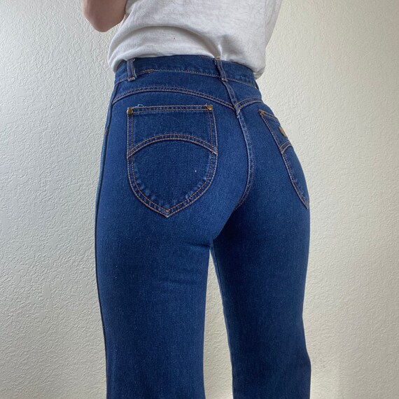 Vintage 1980’s Gitano Dark Wash High Waisted Strai