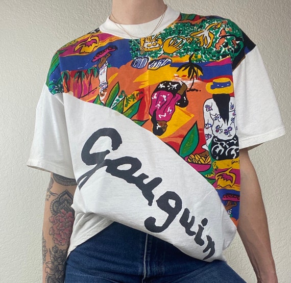 Vintage 1980’s Paul Gauguin T-Shirt // Vtg Paintin