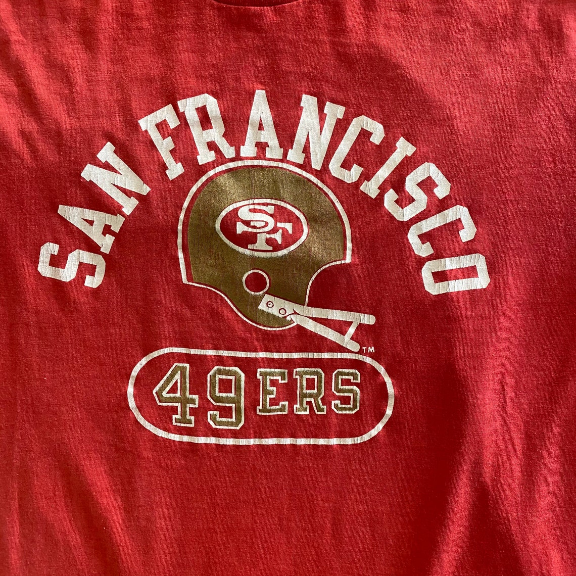 Vintage 1980s San Francisco 49ers Graphic T-Shirt // Vtg Made | Etsy