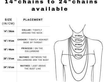 Sterling silver trace chains - various lengths.