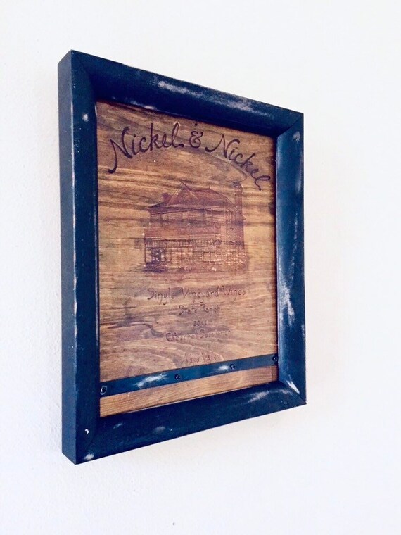 Wine Barrel Wall Art Wine Decor Original Wine Cellar Etsy