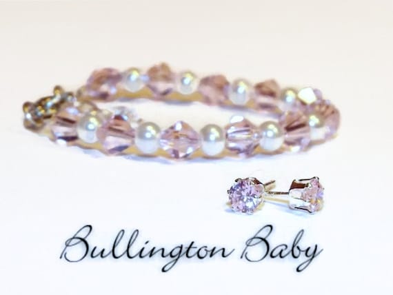 Baby Bracelet Baby Pearl Bracelet Baby Jewelry Baby | Etsy