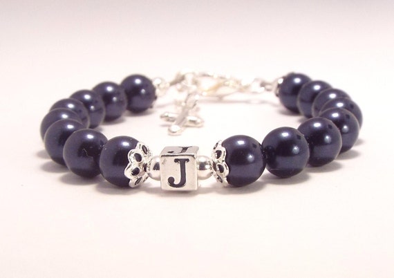 baby boy christening bracelet