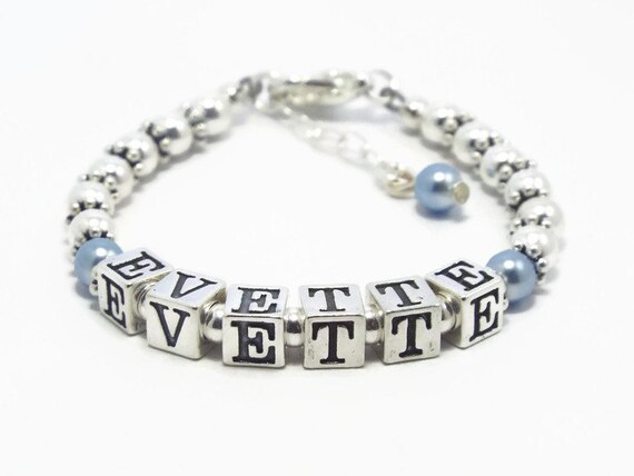 baby boy christening bracelet