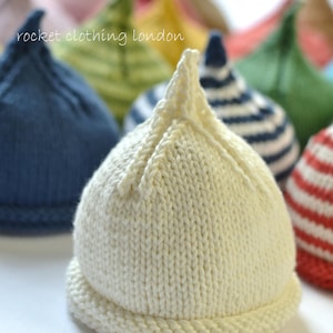Easy PDF KNITTING PATTERN Classic Pixie Beanie