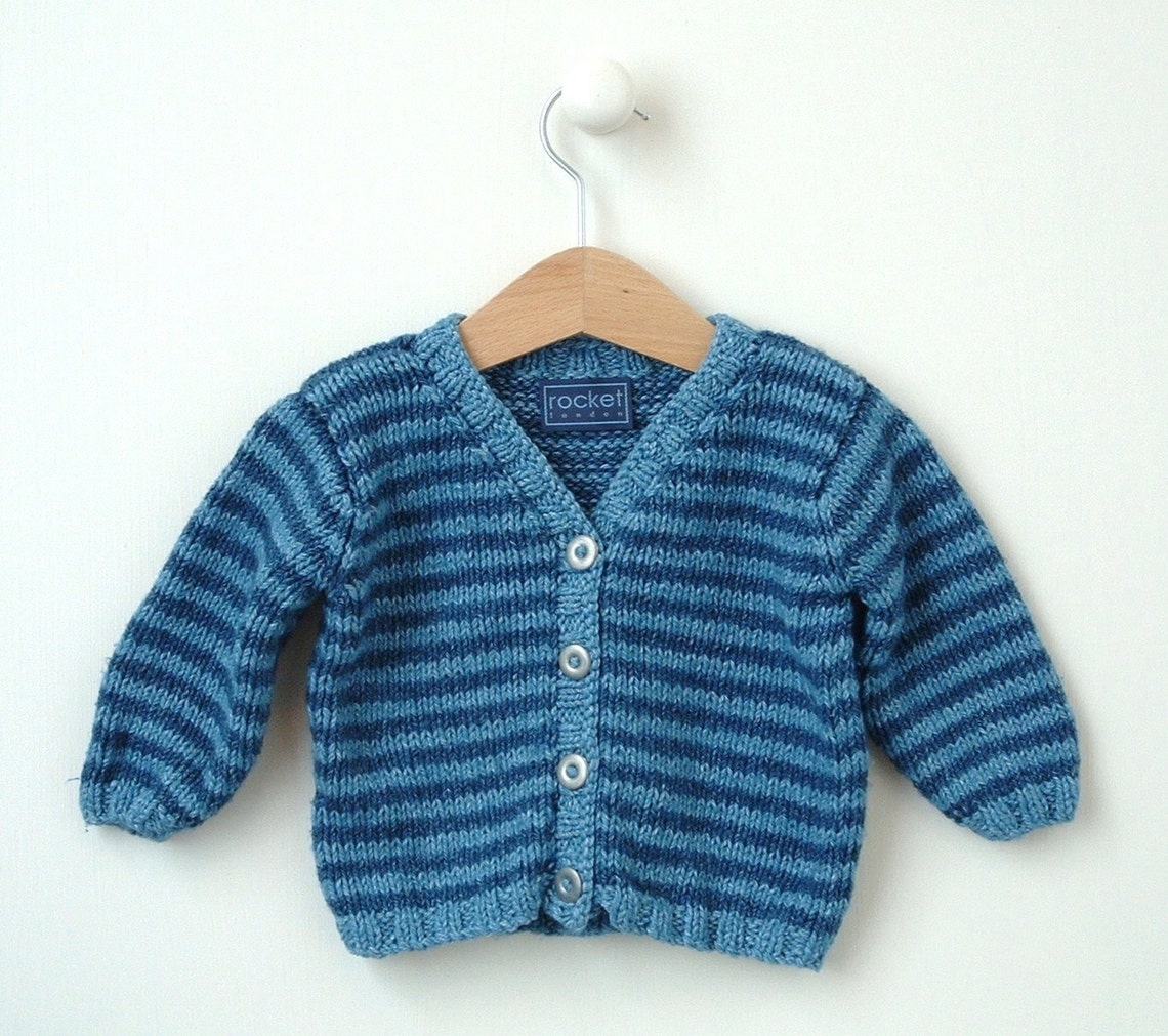 EASY KNITTING PATTERNS Baby Jacket Newborn to 2 Years Etsy