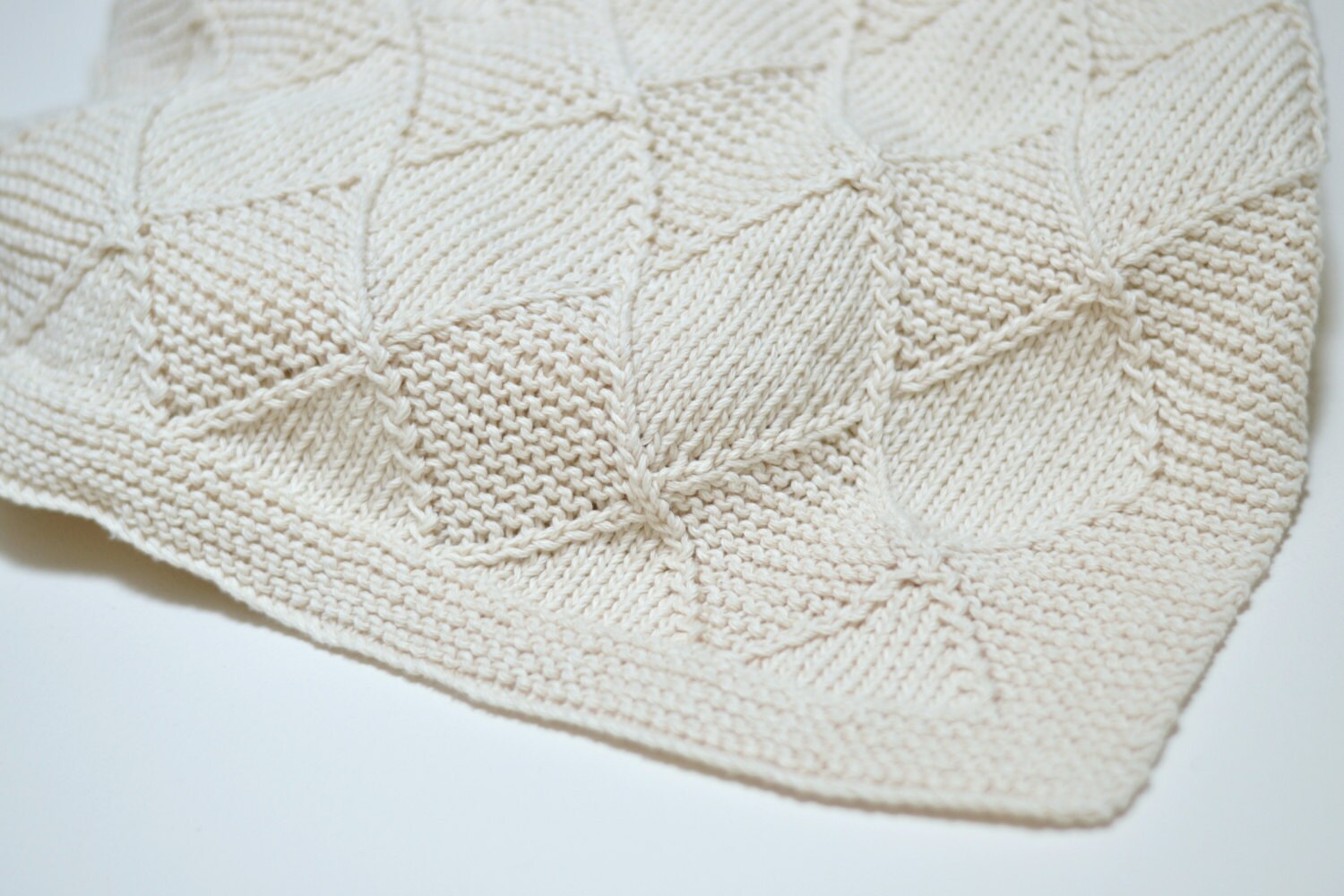 Baby Blanket PDF KNITTING PATTERN - Diamond Blanket - Etsy