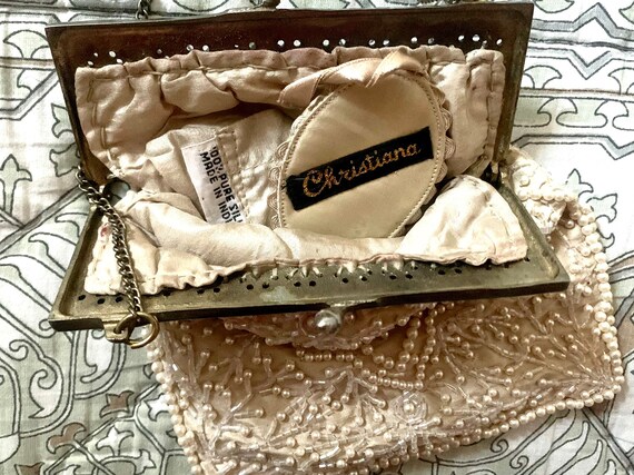 Vintage Christiana Beaded Evening Bag - image 6