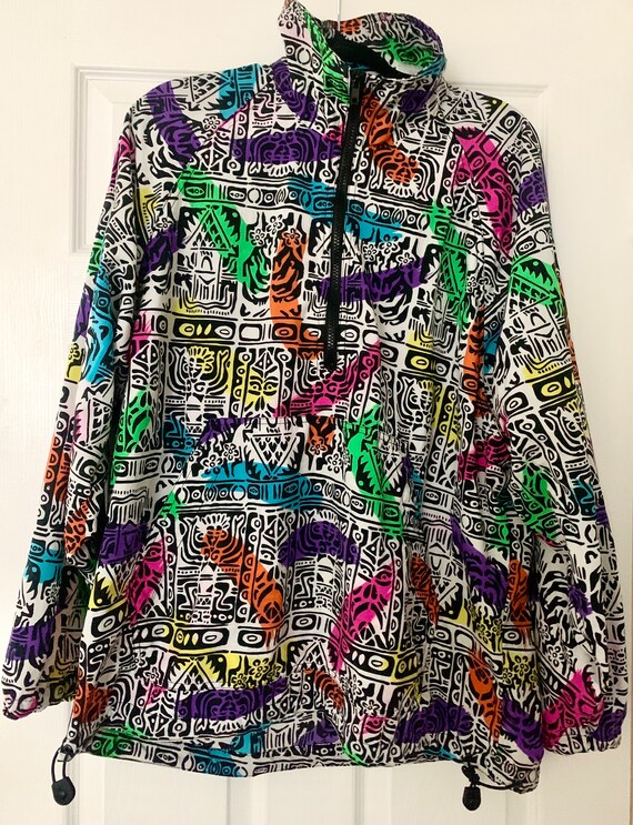 Vintage 90s funky windbreaker - Gem