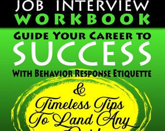 Job Interview Skills Employment Guide 4 Career Success | Recruitment Behavior Response Etiquette | Vocational Printable Activity Workbook