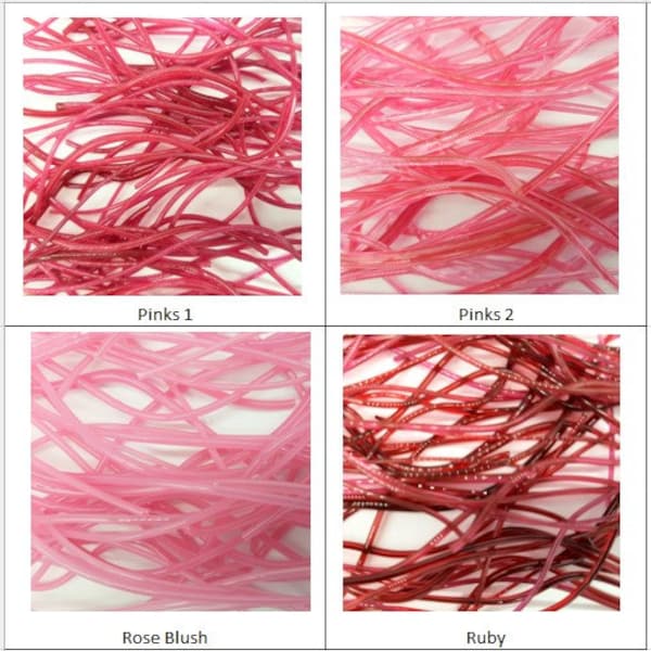 COE96 Pink Vitrigraph  -  Glass Stringers