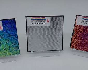 COE90 Dichroic Glass 4x4 Squares