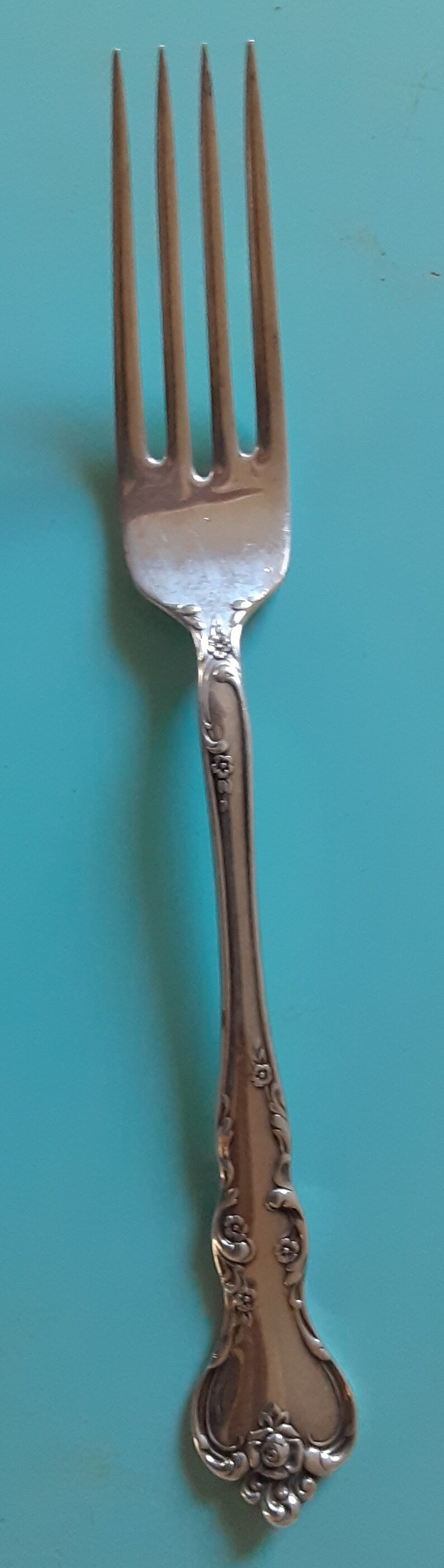 Reed & Barton Sterling Dinner Fork Savannah Patern Etsy