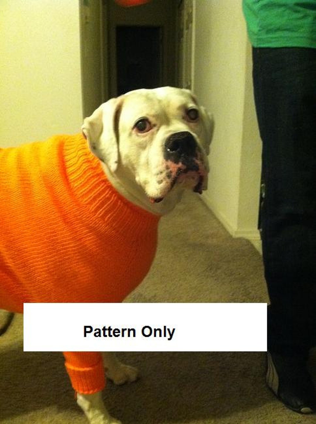 Dog Sweater for Fur Kids Barrel Chested and Giant Sizes PATTERN Etsy