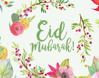 EID Mubarak card  Downloadable, Printable, instant download