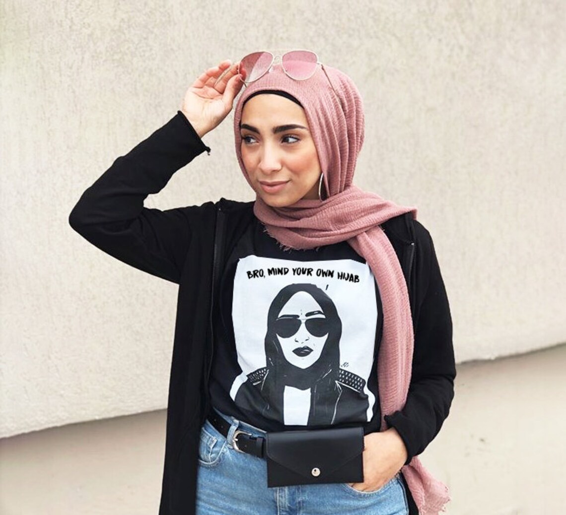 Mind Your Own Hijab Tshirt Hijab Tshirt Hijabi Tshirt Etsy Canada