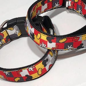 Adjustable Collar and Leash (sold separately) Mickey Mouse