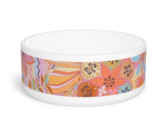 Pet Bowl with happy style colors