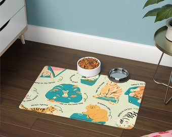 Dog or cat Food Mat (12x18)