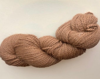 Medium Fawn Alpaca 2 Ply Yarn - approx 200 yds