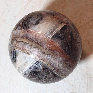 Fluorescent Fluorite Sphere: McCracken Mine AZ, Home Decor (64mm)