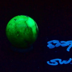 Fluorescent Anderson Mine AZ Agate 32mm Collection Sphere 5229