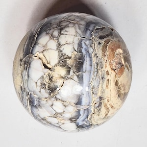 Bagdad Agate 95mm Large Sphere Home Interior Decor or Metaphysical Stone 5418