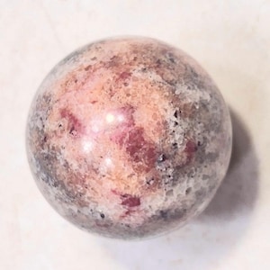 Esfera de calcita UV de 35 mm para estudio de fluorescencia - Decoración - Coleccionable - 6524