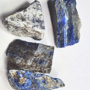 Lapis Cab Cutting Rough or 4 Specimens Metaphysical or Healing Stones Lapis2