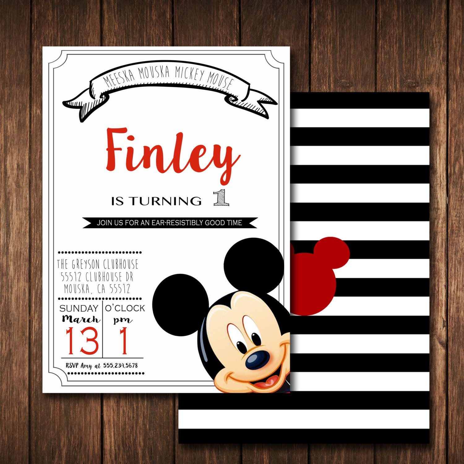 Invitación de MICKEY MOUSE,Cumpleaños de Mickey,Casa Club de Mickey Mouse,Fiesta  de Mickey,Invitación de tiza, Invitaciones de cumpleaños de Mickey,Fiesta  de Mickey Mouse - Etsy México, image size:1500x1500