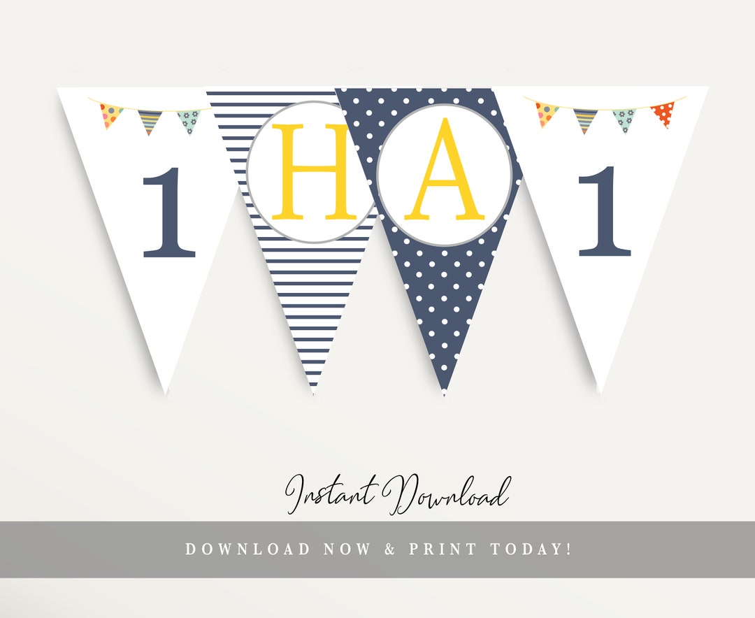 Balloon Garland Banner, Balloonl Bunting, Party Banner, Boy's First