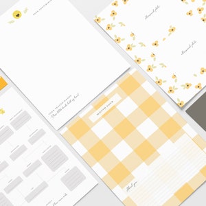 Modern Baby Book Printed Pages ONLY