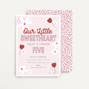 Valentines Day Party Invitation, Valentine Birthday Card, Valentines Day, INSTANT DOWNLOAD