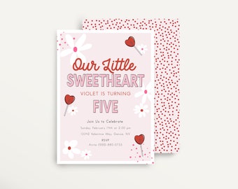 Valentines Day Party Invitation, Valentine Birthday Card, Valentines Day, INSTANT DOWNLOAD