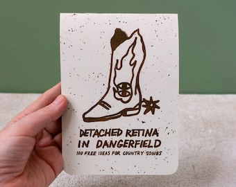 Detached Retina in Dangerfield Zine: 100 Ideas for Country Music Songs