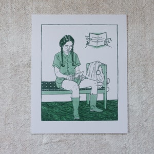 Embrace Impermanence - Small Risograph Art Print