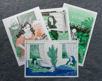 Large Mystery Pack of Four- Assorted Risograph 'Misprints'