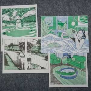 Small Mystery Pack of Four- Assorted Risograph 'Misprints'