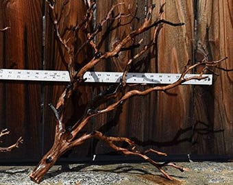 16"-20" MANZANITA DRIFTWOOD  Buy 2 Get 1 FREE! ( moss plant aquarium )