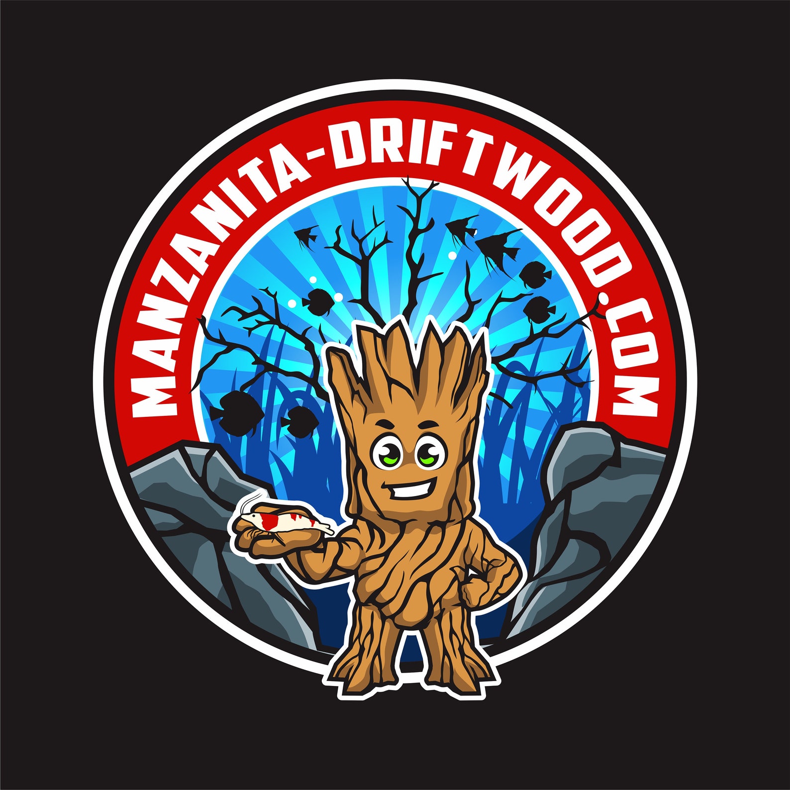 MANZANITA Driftwood Aquarium Centerpiece natural Red WYSIWYG Etsy