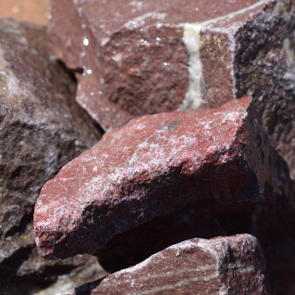 RED STONE great aquarium decor or Bonsai stones