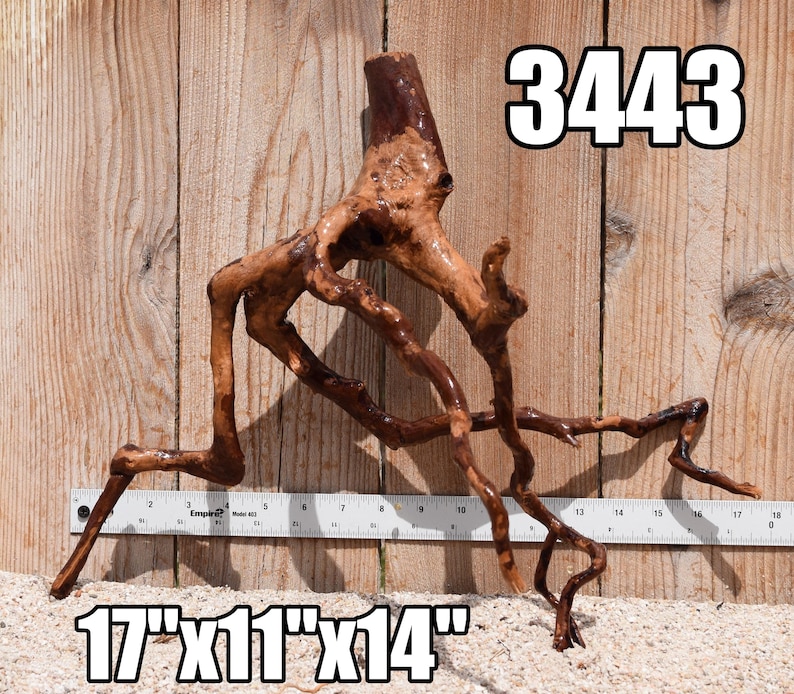 Spiderwood Driftwood aquarium centerpiece WYSIWYG ( moss plant aquarium ) Multiple choices Spiderwood 3443