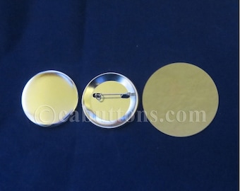 1-3/4" (1.75 inch) 100 pcs Complete Tecre Pin Back Button Parts for Button Maker Machines