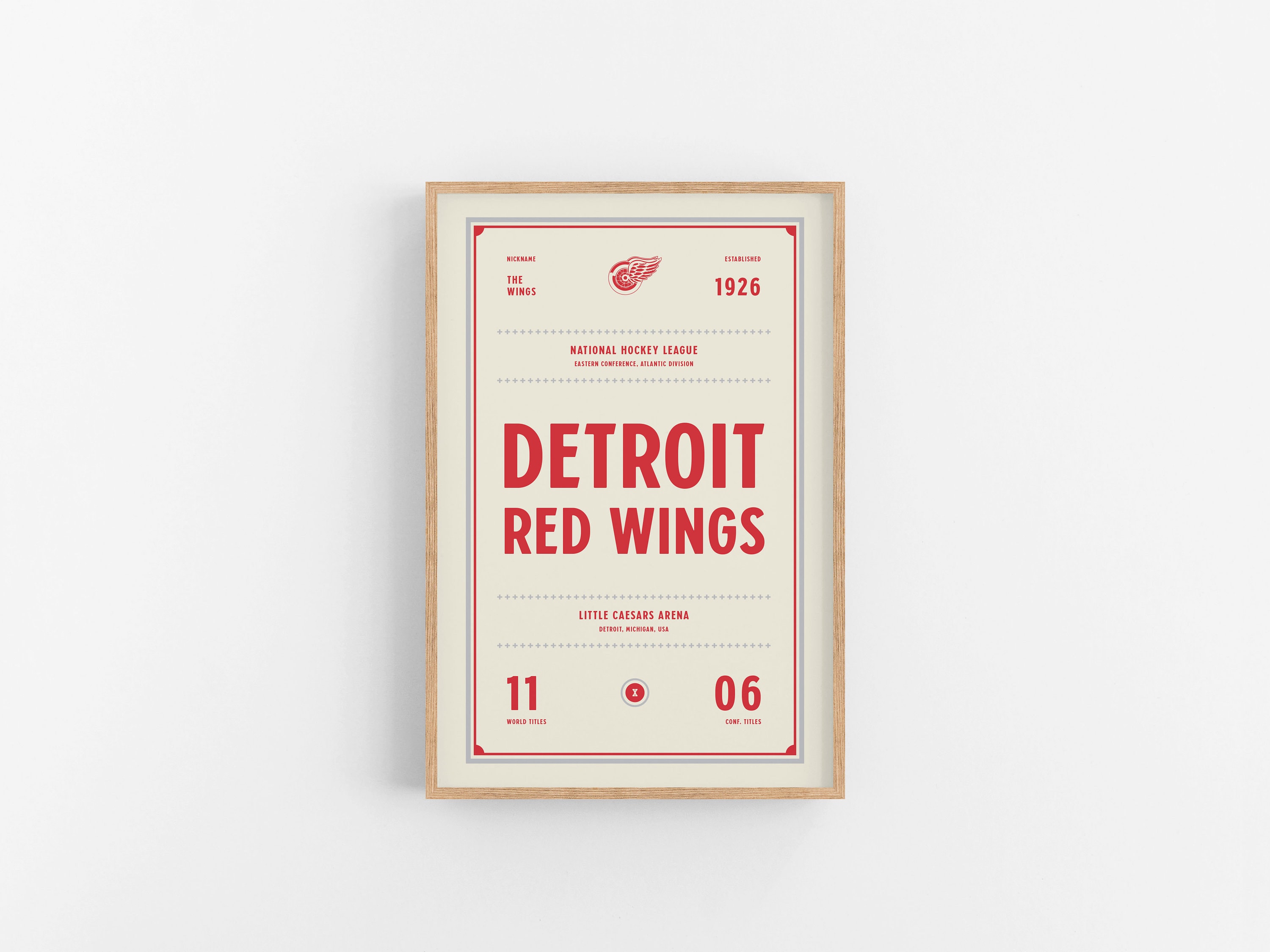 Detroit Red Wings Game Ticket Gift Voucher