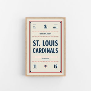 St Louis Classic Cardinals Money Clip Rectangle D-480