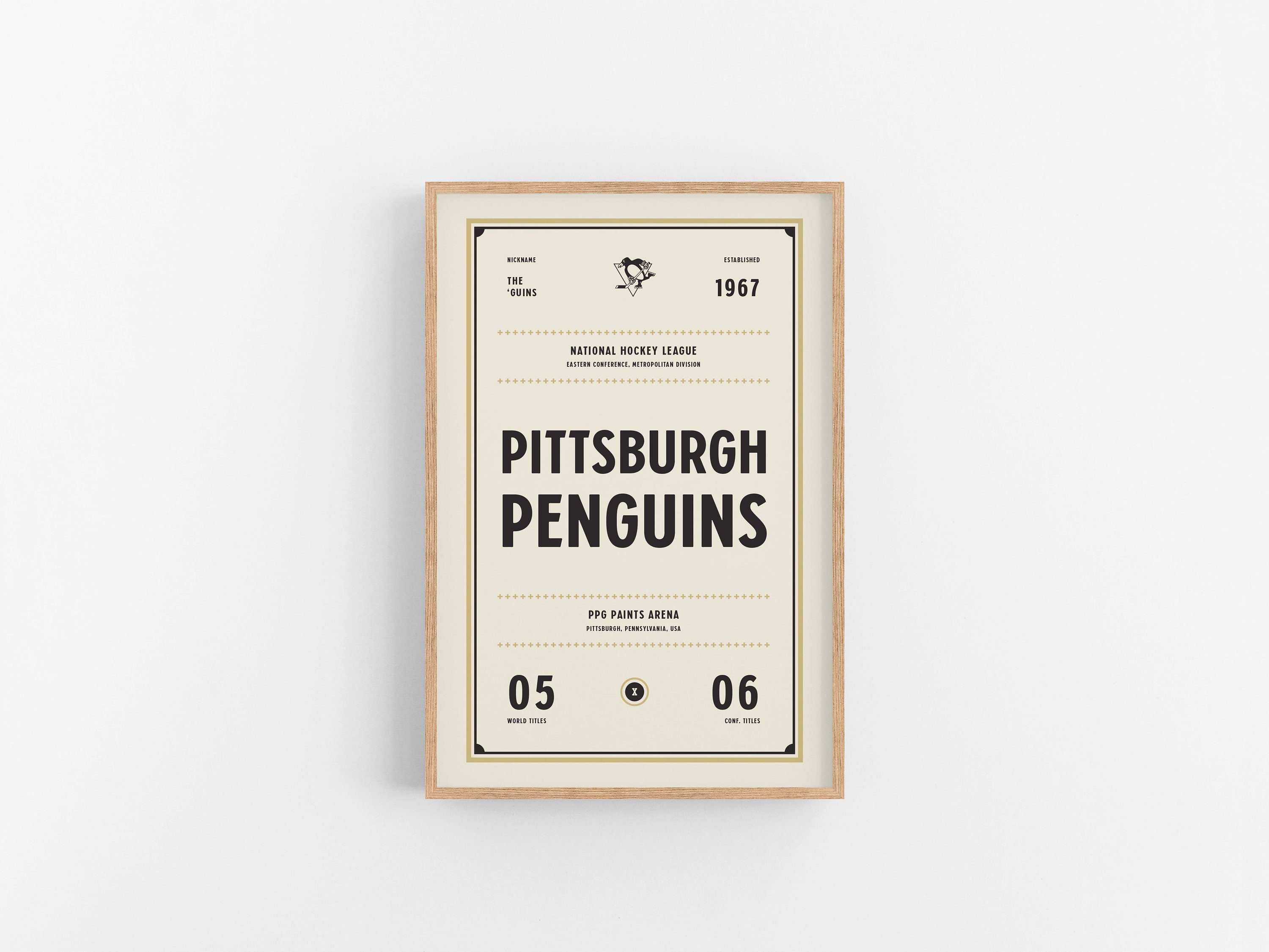 Pittsburgh Penguins Game Ticket Gift Voucher