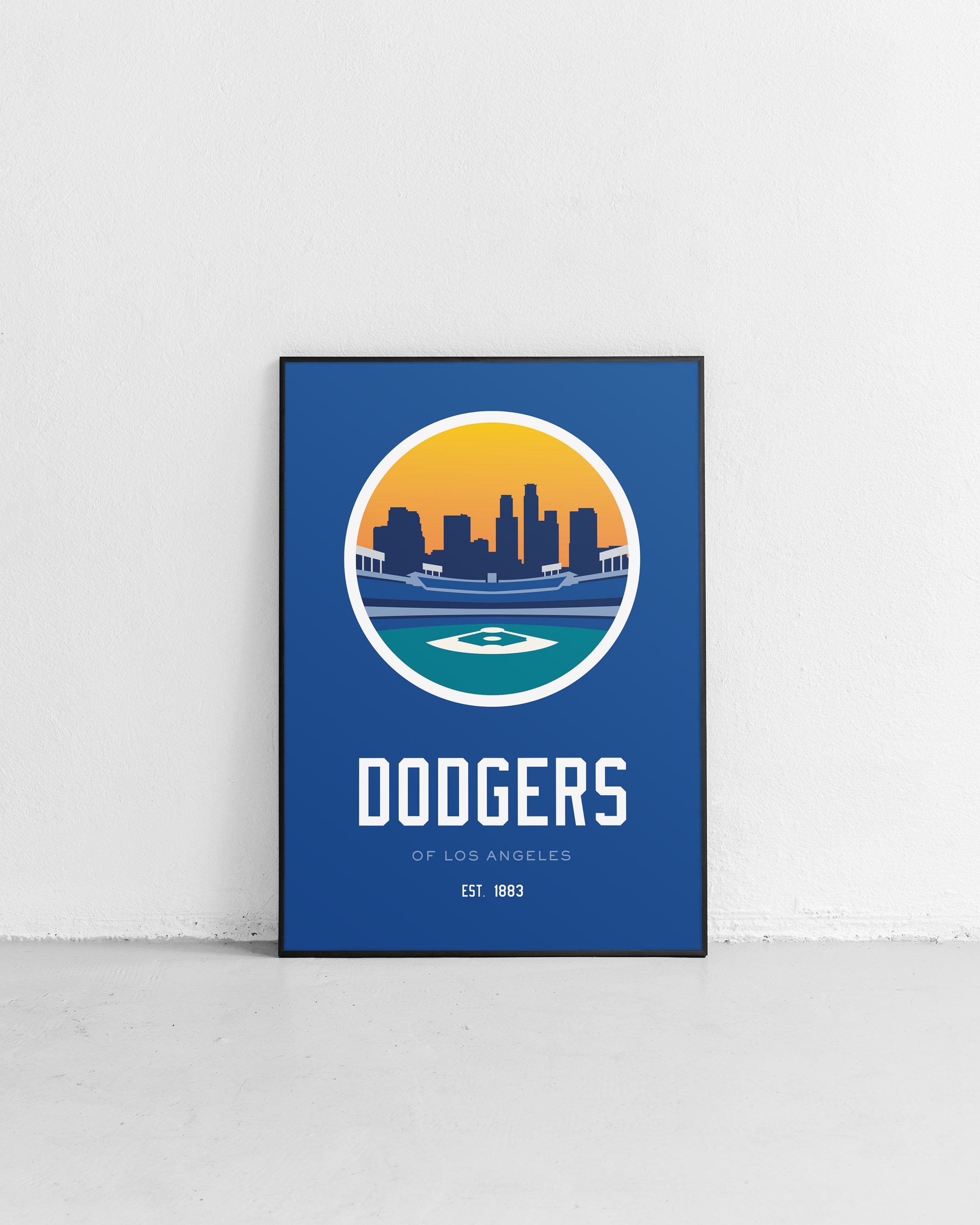 art vintage dodgers